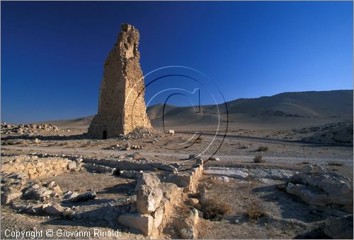 SIRIA - PALMIRA
antica citt romana nel deserto
Vallata delle tombe, tobe torri ed ipogei ad ovest della citt