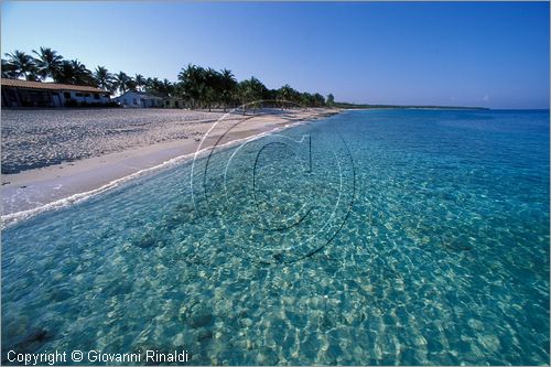 CUBA - Maria La Gorda - l'estremit sud ovest dell'isola presso Cabo Corrientes, ha una bella spiaggia con albergo formato da piccole case vicino al mare e un buon spot per le immersioni