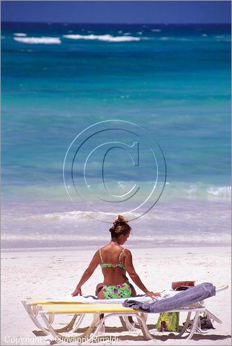 MEXICO - YUCATAN - (Playa del Carmen) - Puerto Aventuras - Hotel Omni Club Playa - la spiaggia