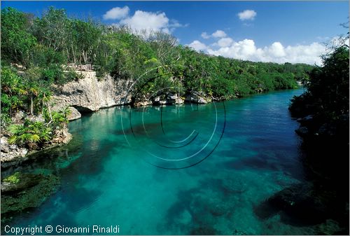 MEXICO - YUCATAN - (Playa del Carmen) - il Parco di Xel Ha sulla costa a sud della cittadina