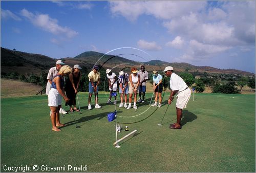 CARAIBI - ISOLE VERGINI AMERICANE - ISOLA DI ST.CROIX - Carambola Beach Resort: il campo di golf