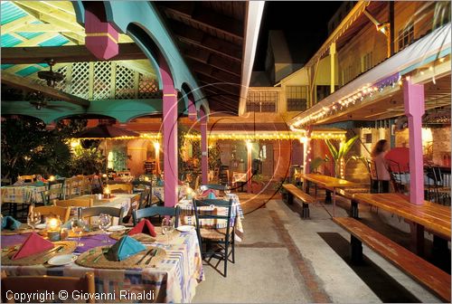 CARAIBI - ISOLE VERGINI AMERICANE - ISOLA DI ST.CROIX - Christiansted - ristorante Indies