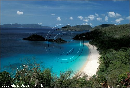 CARAIBI - ISOLE VERGINI AMERICANE - ISOLA DI ST.JOHN - Trunk Bay