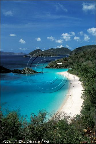 CARAIBI - ISOLE VERGINI AMERICANE - ISOLA DI ST.JOHN - Trunk Bay