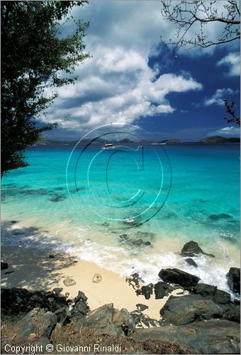 CARAIBI - ISOLE VERGINI AMERICANE - ISOLA DI ST.JOHN - Caneel Bay Scott Beach