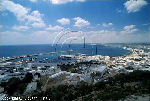 TUNISIA - Kelibia - il porto visto dal Fort Kelibia