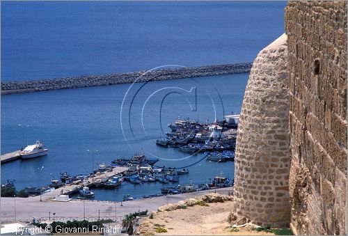 TUNISIA - Kelibia - il porto visto dal Fort Kelibia
