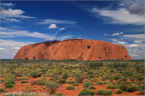 AUSTRALIA CENTRALE - Uluru Kata Tjuta National Park - Ayres Rock - veduta da ovest