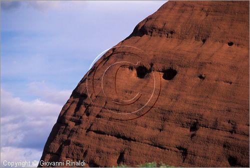 AUSTRALIA CENTRALE - Uluru Kata Tjuta National Park - Monti Olgas - veduta da ovest