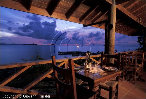 CARAIBI - ISOLE VERGINI BRITANNICHE - ISOLA DI VIRGIN GORDA - ristorante Giorgio a Pond Bay